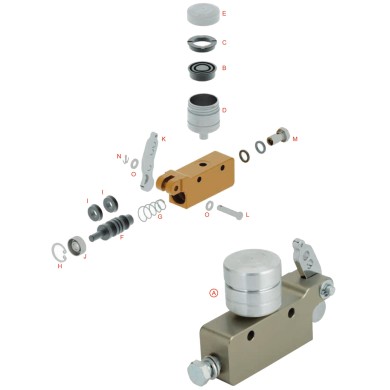 Brake Pump BSM4 OTK TonyKart, mondokart, kart, kart store