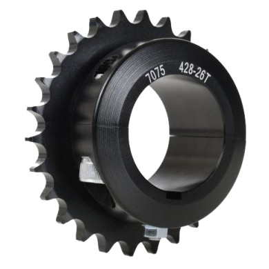 Sprocket KZ 50mm ERGAL (pitch 428), mondokart, kart, kart