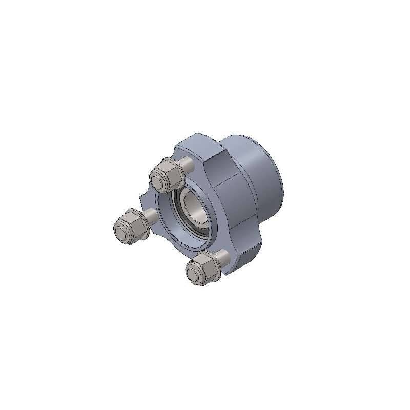 Wheel Hub Front 17mm x 58mm MINI Parolin, mondokart, kart, kart