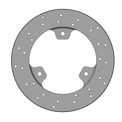 Disque Frein 150x13mm Parolin, MONDOKART, kart, go kart