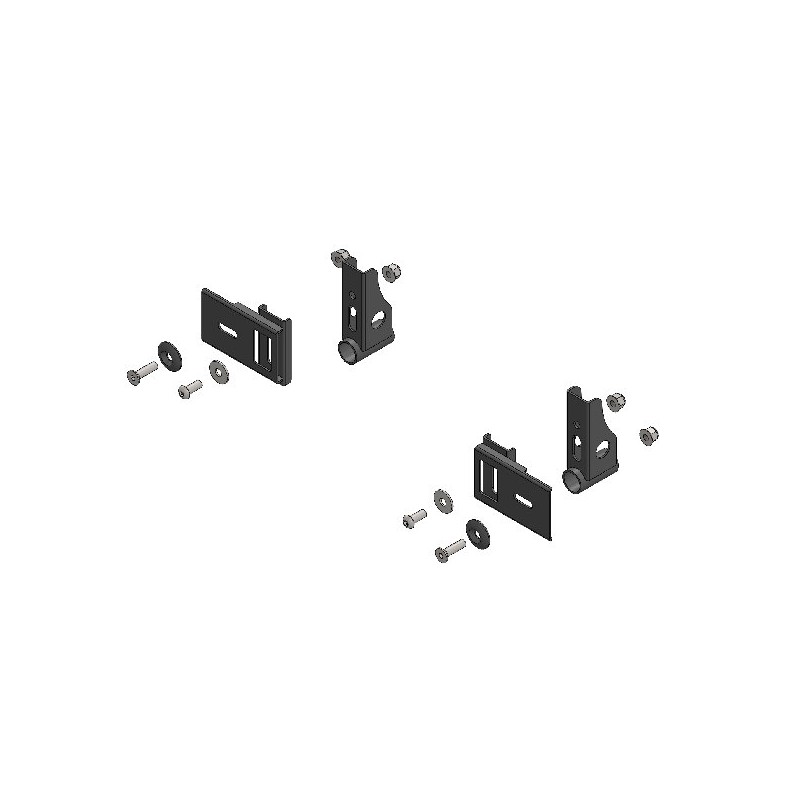 Kit Fijiations Parachoque Trasero Eurostar Parolin, MONDOKART