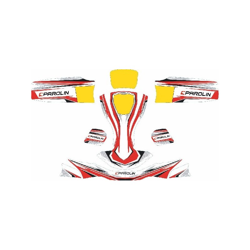 Kit Pegatinas Carenado DYNAMICA Parolin, MONDOKART, kart, go