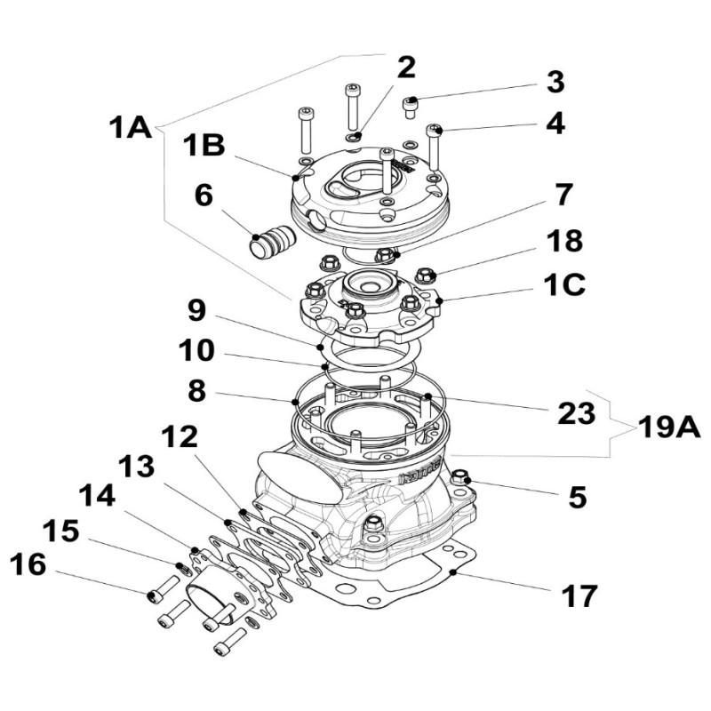 Torica Externa Culata Cupula Iame Screamer III (3) KZ