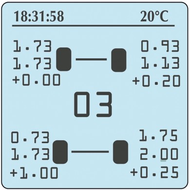 Luftdruckprüfer Digitaler Hiprema 4 EVO + INFRAROT PYROMETER +