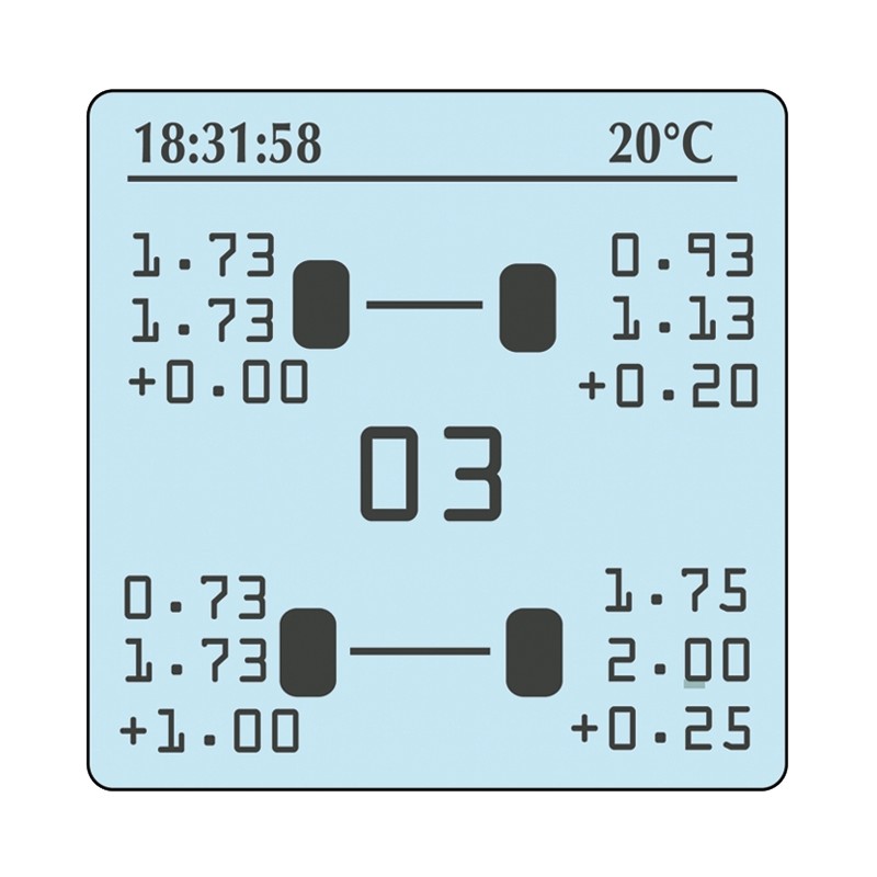 Luftdruckprüfer Digitaler Hiprema 4 EVO + INFRAROT PYROMETER +