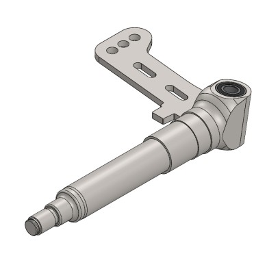 Stub Axle Motorsport 25-17 40mm 10.2° M8 Parolin, mondokart