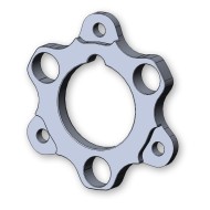 Flange Disco de Freno 180x17.5mm Parolin, MONDOKART, kart, go