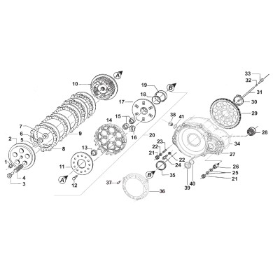 Bouchon Roulement Carter Embrayage TM KZ R1, MONDOKART, kart