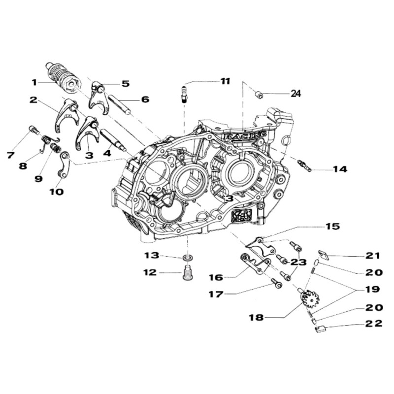Gear pawl carrier TM KZ R1, mondokart, kart, kart store
