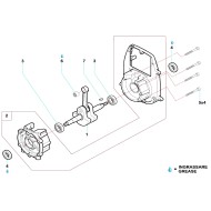 Cage a rouleaux piston Comer C50, MONDOKART, kart, go kart