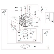 Guarnizione Collettore aspirazione C50 (50cc) Comer, MONDOKART