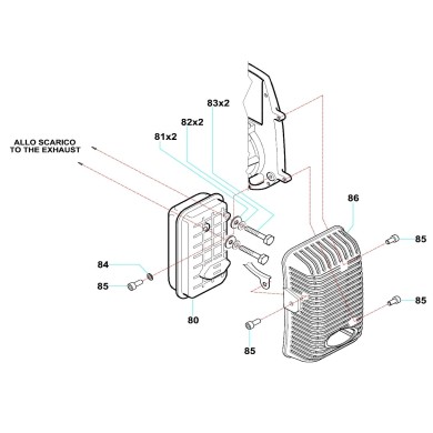 Protection echappement plastique Comer C50, MONDOKART, kart, go