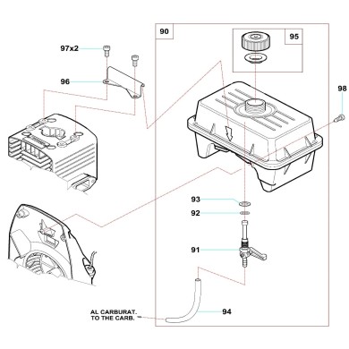 Mezcla del grifo Comer C50, MONDOKART, kart, go kart, karting