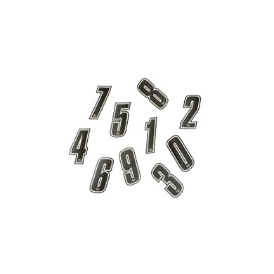 Numeros Adhesivos Freeline, MONDOKART, kart, go kart, karting