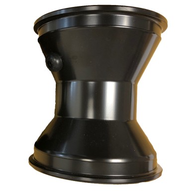 Cerchio Posteriore 146 mm Alluminio NERO, MONDOKART, kart, go