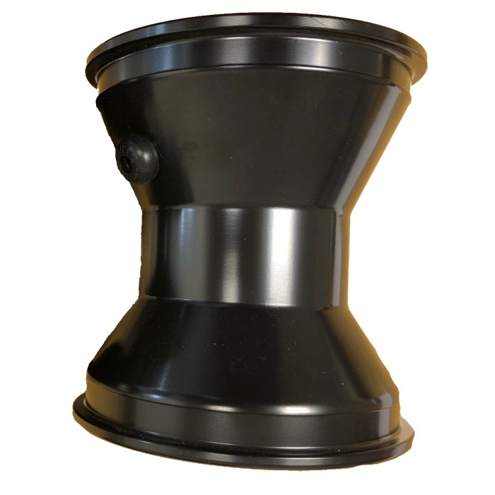 Llanta trasera 146 mm aluminium NEGRO, MONDOKART, kart, go