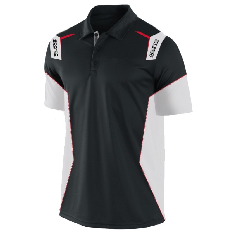 Polo Manches Courtes Sparco, MONDOKART, kart, go kart, karting