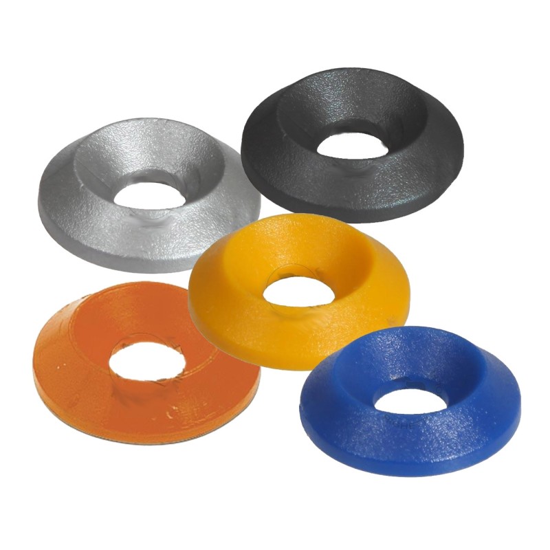 Rondelle Fraisée cuvette plastique M6, MONDOKART, kart, go