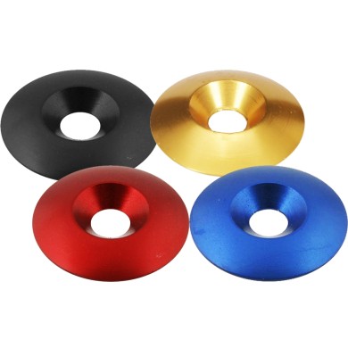 Rondelle fraisee cuvette aluminium M8 (34 x 8 mm), MONDOKART