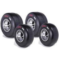 Juego Neumáticos MG SC Amarillo CIK FIA NEW!! MINI, MONDOKART