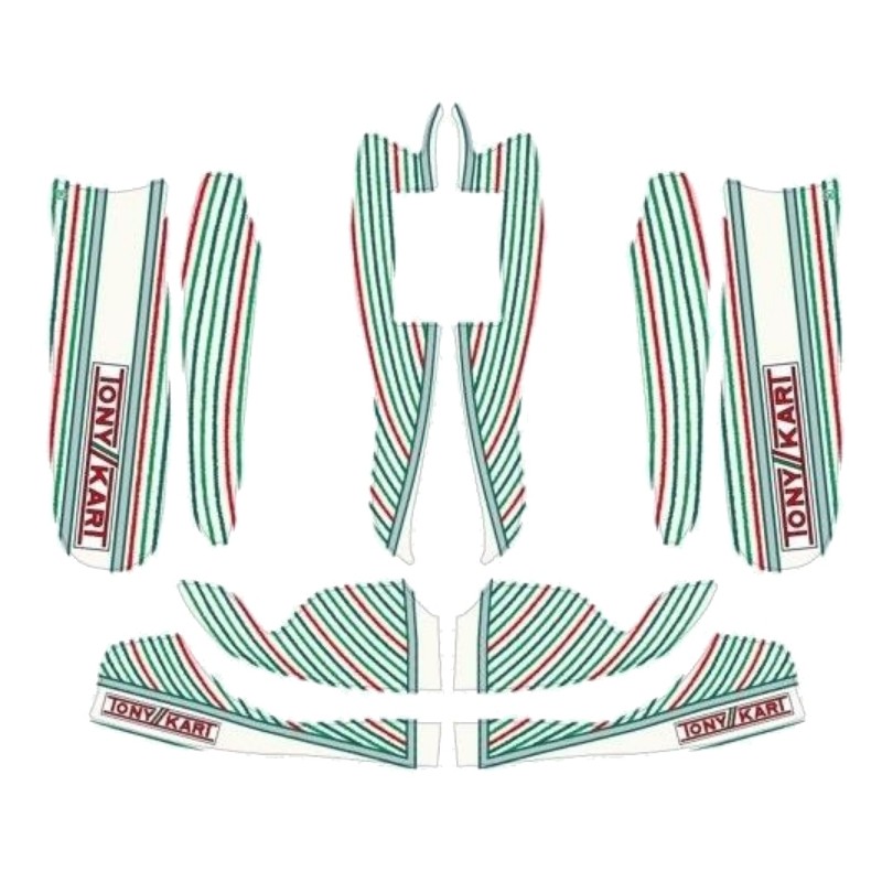 Kit adesivi TonyKart OTK Rookie 60 Mini / Baby per carenature