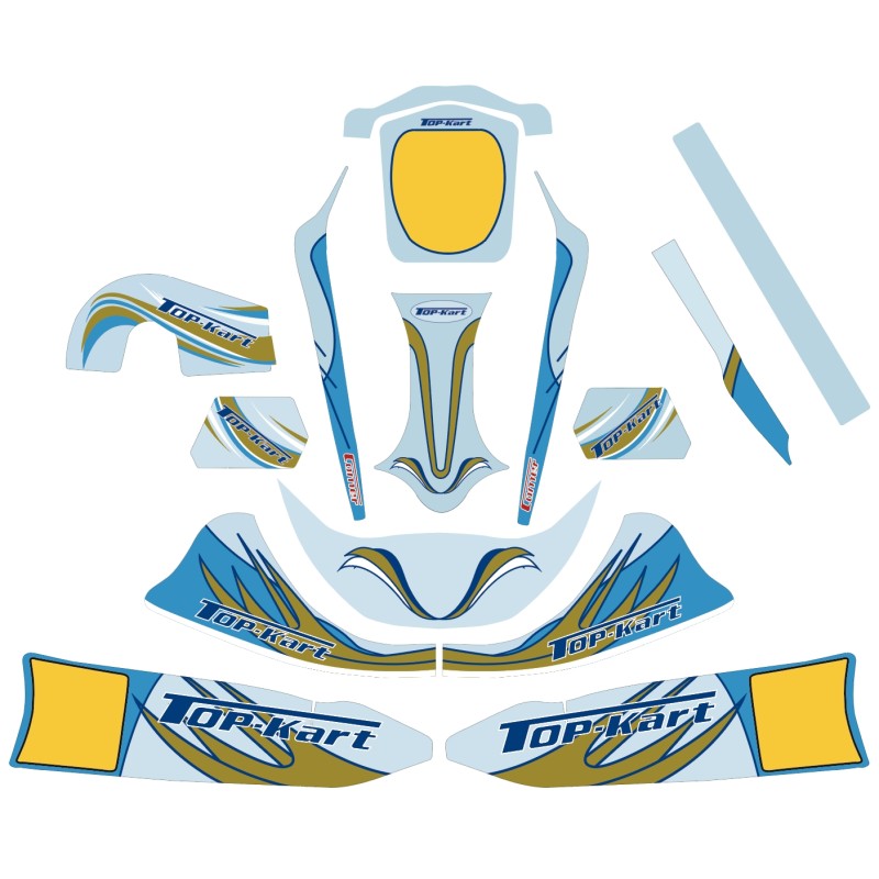 Bodyworks Stickers Topkart 60cc mini and baby, mondokart, kart