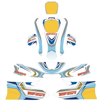 Stickers Kit KID KART 50cc - Top-Kart RT21, mondokart, kart
