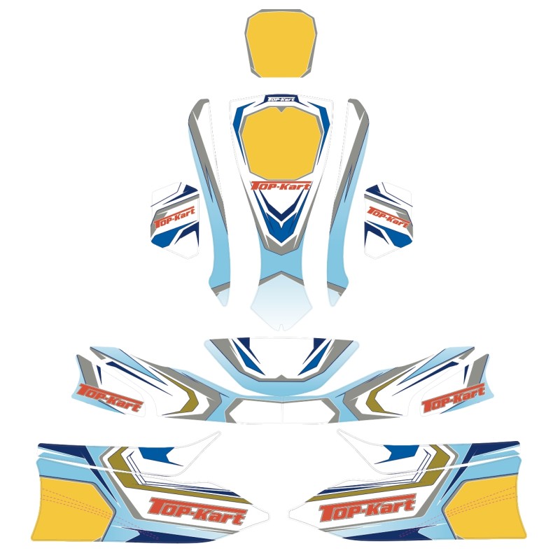 Kit Adesivos KID KART 50cc - Top-Kart RT21, MONDOKART, kart, go