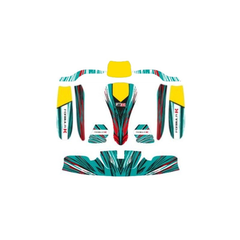 Kit Adhesivos para carenado KG 506 IPK Formula K - NEW 2020