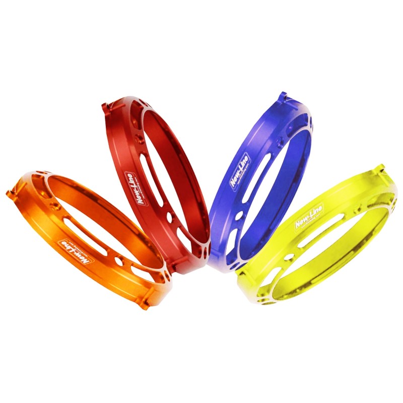 Cubierta Protección Embrague ERGAL Anodizado Plastico TM KZ10C