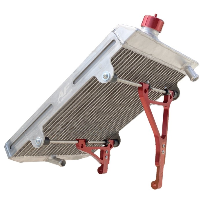 Radiatore AF TWENTY-1 - LARGE - con Attacchi Anodizzati