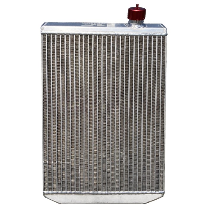 Radiatore AF TWENTY-1 - LARGE - con Attacchi Anodizzati