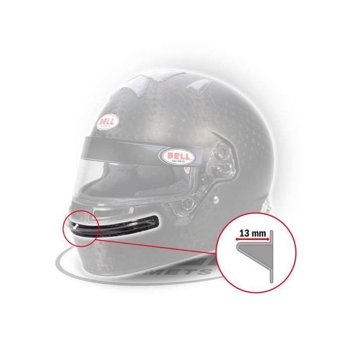 Spoiler Avant Casques BELL, MONDOKART, kart, go kart, karting