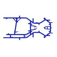 Chasis Desnudo Praga Mini Monster EVO 3, MONDOKART, kart, go