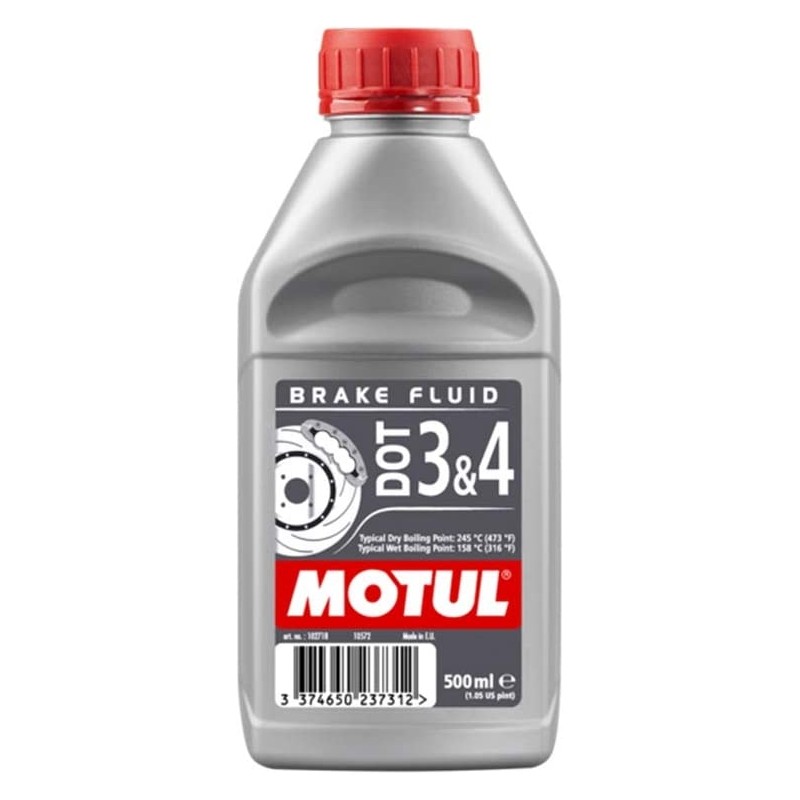 Brake Fluid Motul DOT3 DOT4 500ml, mondokart, kart, kart store
