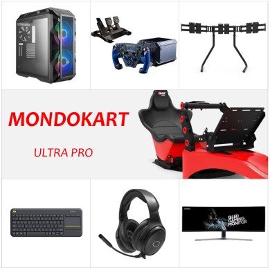 Kit Completo Gaming F1 - Fanatec / Rs by AK Informatica -