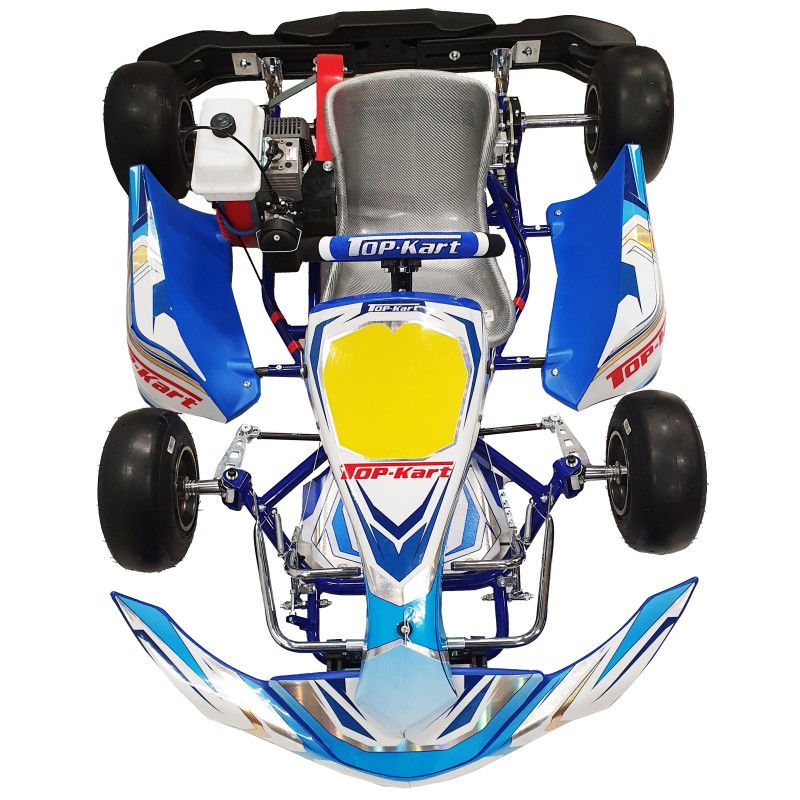 Paar Seitenverkleidungen Top-Kart Kid Kart BLUEBOY, MONDOKART