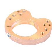 Porta Cojinete 30mm Mini Gold Aluminium Special CRG, MONDOKART