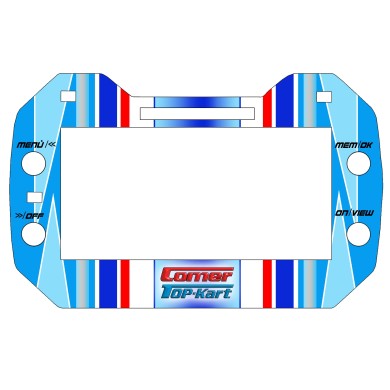 Cover Adhesiva Top-Kart para AIM Mychron 5 NEW, MONDOKART