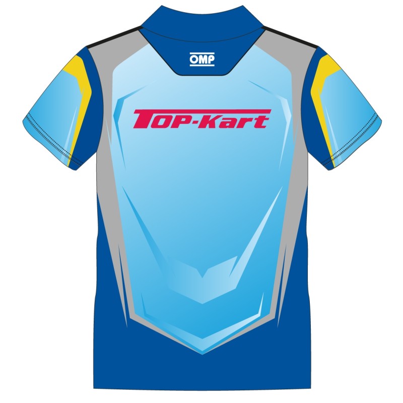Camisa Polo OMP Top-Kart, MONDOKART, kart, go kart, karting