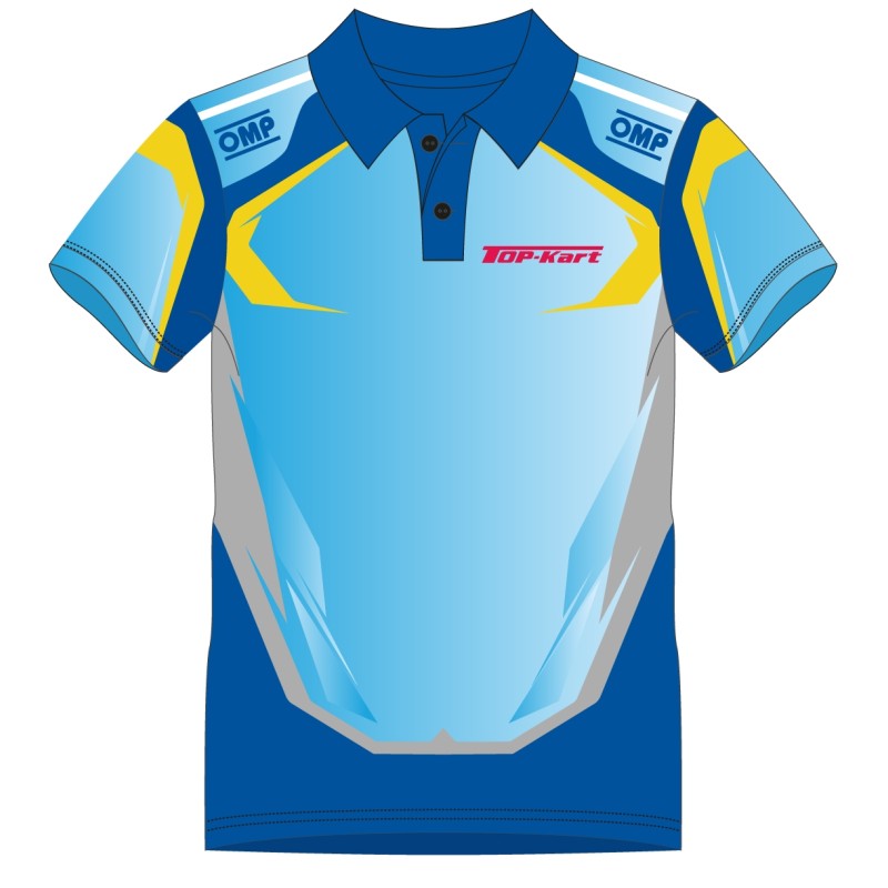 Poloshirt Top-Kart by OMP, MONDOKART, kart, go kart, karting