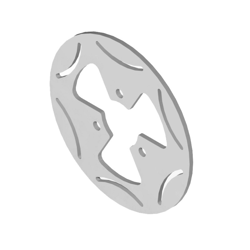 Rear Brake Disk Mechanical BABY IPK - Praga - Formula K - OK1