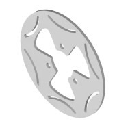 Rear Brake Disk Mechanical BABY IPK - Praga - Formula K - OK1