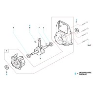 Base Moteur C50 (50cc) Comer