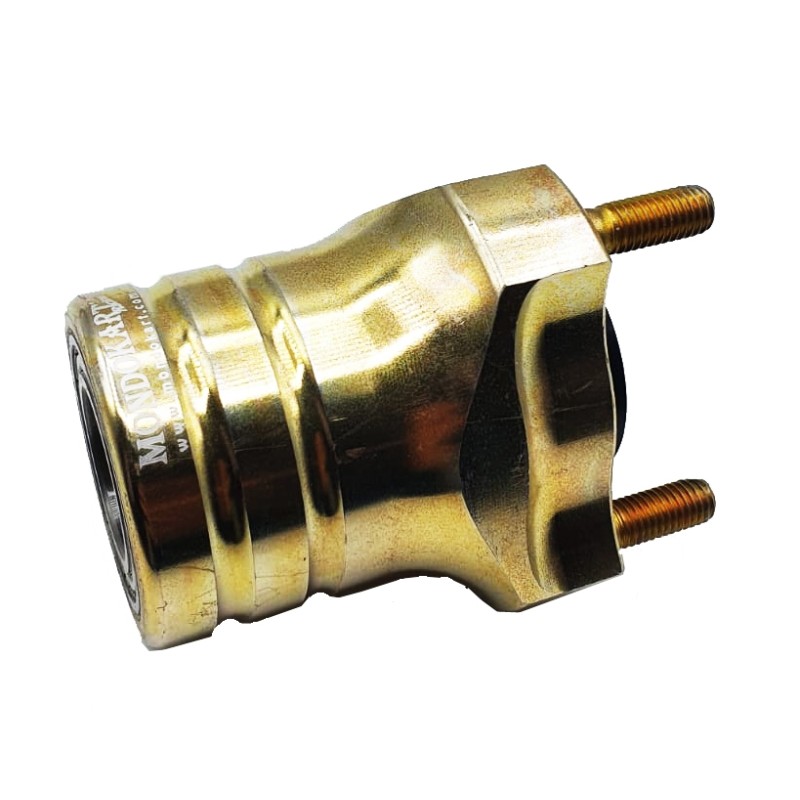 Moyeu Avant Magnesium 76mm (roulement 25mm) Topkart, MONDOKART