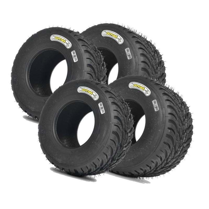 Tires Set Komet K1D-W (Rain Mini) NEW, mondokart, kart, kart