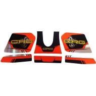 Adesivi serbatoio CRG 3 L Mini, MONDOKART, kart, go kart