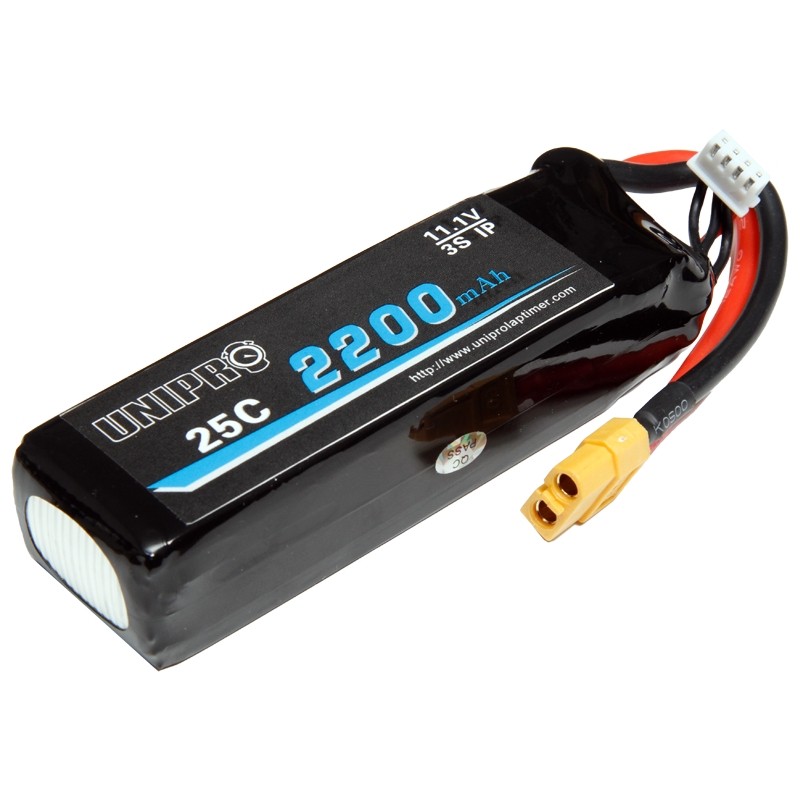Batteria Lipo 11.1V 2200 mAh Unigo Unipro, MONDOKART, kart, go