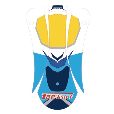 Sticker Front Panel KG 508 Top-Kart OK OKJ KZ Version "XX"