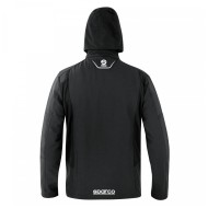SEATTLE Soft Shell Sweat Sparco Noir, MONDOKART, kart, go kart